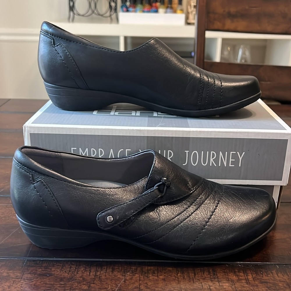 Dansko Franny Women's Casual Shoes, Black Milled Nappa, W41 Size 11 - Picture 3 of 5